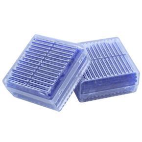 BRADOO-2pcs Blue Indicating Silica Gel Desiccant Moisture For Absorb Box Reusable