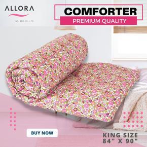 1 PC Comforter Fiber Padding High Quality King Size (84" x 90") Comforter