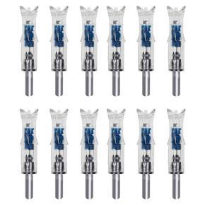 JIANZD 12PCS LED Lighted Nocks Fit 7.62mm Lighted Nocks Lighted Archery Nocks for Outdoor Archery Hunting