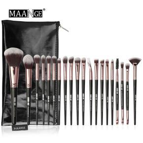Makeup Brush Set 20 Pcs With Black Bag