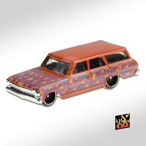 Hot Wheels Metal Car '64 Chevy Nova Wagon