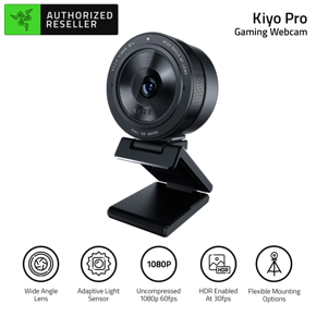 Razer Kiyo Pro USB Camera with High-Performance Adaptive Light Sensor