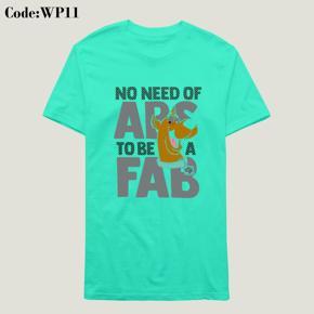 no need past Half Sleeve T-Shirt For Men's