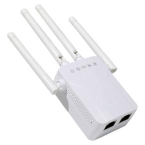 Wifi Extender Through the Wall 3000 Square Feet Coverage 300Mbps Booster with Ethernet Port for the House-EU Plug