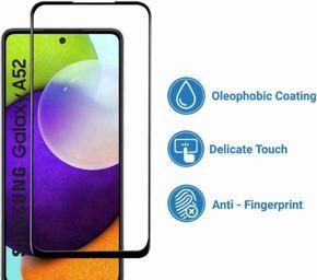 9H Full Glue Tempered Glass Screen Protector For Samsung Galaxy A52