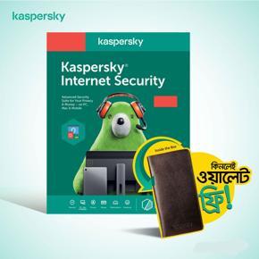 Kaspersky Internet Security 2022 - 3 User - 1 Year With Free wallet