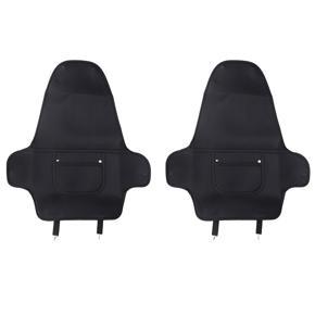 for Tesla Model 3 Seat Back Mat Anti-Kick Pad Leather Rear Seat Back