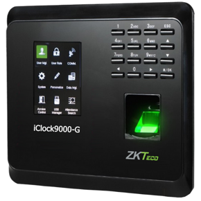 ZKTeco iClock9000-G Fingerprint Time Attendance Terminal with Adapter
