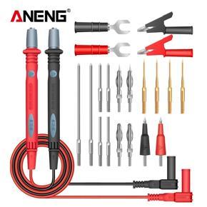 22 In 1 Replaceable Multimeter Pen Dedicated Combination Line for Multimeter Test Clip Meter Probe Test Lead Cable Alligator Clip Silicone Combination Test Line Set