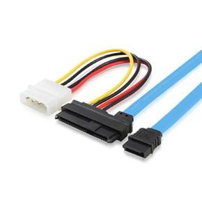 For Hard Disk Drive 7 PIN SATA Serial Female ATA to SAS 29 PIN Connector Cable 4 PIN Male Power Cable Adapter Converter For Hard Disk Drive Power Cable