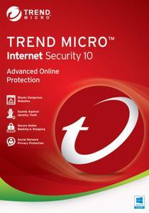 Trend Micro Internet Security Advanced online protection 365 Days 1 Device