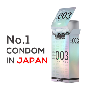 Okamoto 003 Platinum Super Ultra (00.3 Thin) Condom - Pack of 10 (Japan)