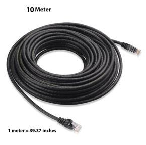 Cat6 Outdoor Cable 10m/15m/20meters Premium Cat6/Cat6e 1000Mbps RJ 45 Ethernet LAN Network Outdoor Cable Cord Lead adp Cable