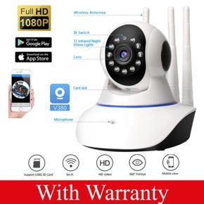 V380 2MP HD 1080P WIFI IP Camera 3 Antennas Q5Y Two-way Voice Night Vision IP Camera With Land Port