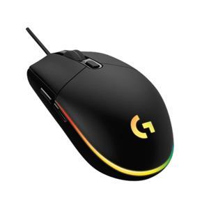 Logitech G102 LIGHTSYNC Gaming Mouse with Customizable RGB Lighting, 6 Programmable Buttons, Gaming Grade Sensor, 8K DPI Tracking, Lightweight - Black