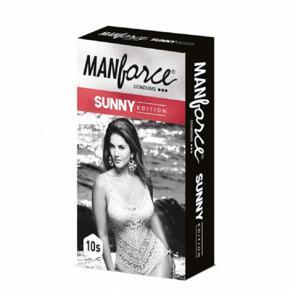 Manforce Ribbed & Dotted Sunny Edition Stamina Condoms (Indian) 1 pack 10 pcs