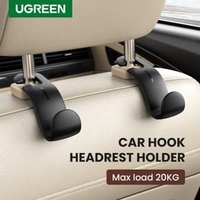Ugreen 2pcs Car Holder In Car Adjustable Backseat Headrest Hanger Hooks for Cloth Grocery Bag Purse Organizer Storage Car Hook