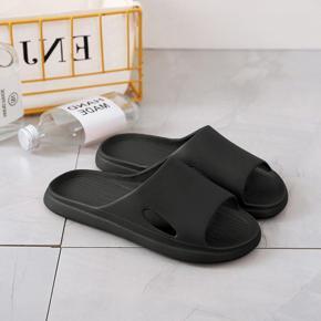 Fashion Home Slippers Slip On Flats Men Women Hotel Indoor Floor Flat Shoes Female Slides Summer Non-slip Family Bathroom Sandal