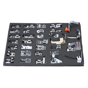32pcs Presser Foot Set Domestic Sewing Machine Parts & Accessories Sewing Foot Household Electric Sewing Machine Presser Feet Set