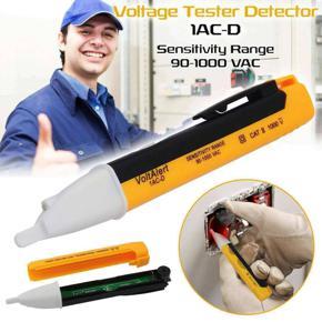 90-1000V LED Light AC Electric Voltage Tester with beep alert Sensor with Batteries Original
