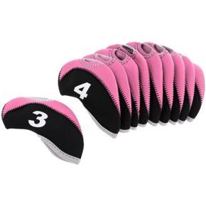 Golf Club Head Covers-10 x Head Covers-Pink