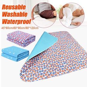 Washable Reusable Waterproof Underpads Incontinence Kids Adult Mattress Protector  -