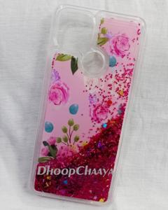 OPPO A15 / OPPO A15s - Unique Design Liquid 3D Glitter Floating Soft TPU Clear Case Cover