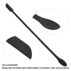 Double side spatula tool, silicone seamless easy cleaning bottle scrape for body lotion for girls