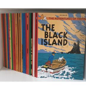 The Black Island Adventure of Tintin Series (Engrejite 24ti Boi) by Herge