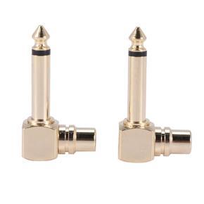 audio adapter-4x RCA Jack to 1/4inch plug adapter-gold