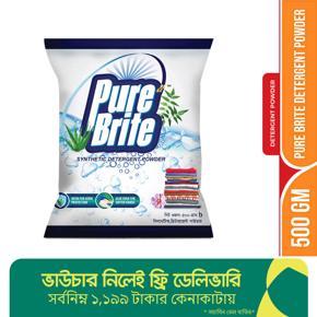 Pure Brite Synthetic Detergent Powder 500gm