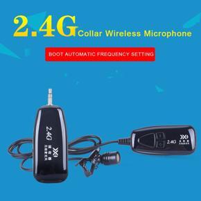 Portable 2.4G lavalier wireless microphone Clip Lapel Headset