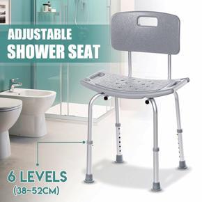 Adjustable Medical Elderly Bath Shower Chair Bathtub Bench Stool Aid Seat 158kg -