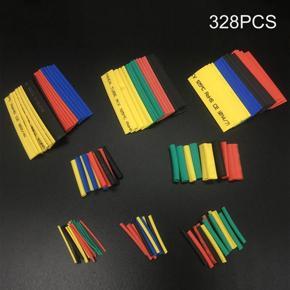 328Pcs/pack Polyolefin Assorted Heat Shrink Tubing Insulated Shrinkable Tube - Multicolor(null)