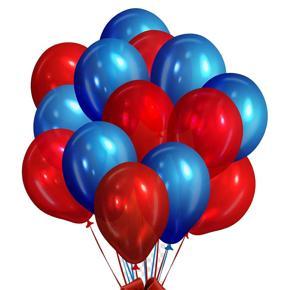 50 pcs Two Color Combination Balloons - Multi Colors