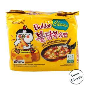 Buldak Cheese Ramen Noodles 5Ps X 140gm - 700gm -Korea