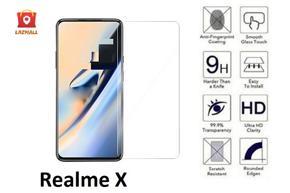 Realme X Tempered Glass Screen Protector 2.5D-Transparent