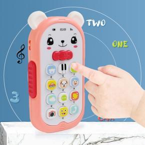 toy cell phone for toddlers 1-3-1 x Phone Toy-Pink