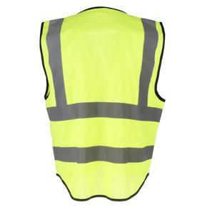 New Safety Vest Reflective Jacket Waistcoat Vest XL Fluorescent Yellow and Red