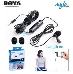 BOYA BY-M1 Lavalier Microphone for for Smartphones, DSLR, Camcorders,Audio recorders, PC,Laptop etc.