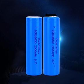 Doublepow 18650 Battery Cell 3.7V 2000mAh 20A 10C Discharge Rate Rechargeable Lithium Battery for electric scooter-1piece