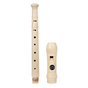 M MBAT German Clarinet 8 Hole Treble Flute Soprano Recorder Beginner Flute Woodwind Instruments with Cleaning Rod