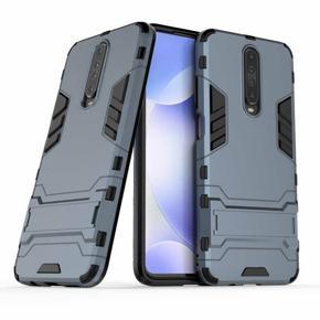 For Xiaomi Poco X2 / Redmi K30 / K30 5G / K30i 5G / Luxury Iron Man Hard Armor and Soft Silicone TPU Frame Phone Back Cover