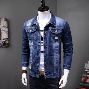 Custom Design Winter Fashion Denim Jacket For Men