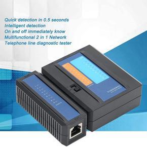 XHHDQES RJ45 Network Cable Tester, Remote Detection LED Status Display RJ45 Cable Tester for CAT8