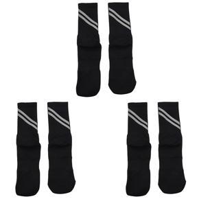 ARELENE 3X Men Women High Reflective Cycling Socks Night Safety Men Women Professional Bicycle Bike Socks Sport Sock Black