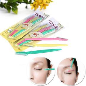 Tinkle Eyebrow Razor Colorful 3 Pack for Face Hair Removal & Eyebrow Shaper Eyebrow Razor Set with Safety Cover