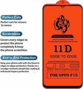 9H Full Glue Tempered Glass Screen Protector For Oppo F15