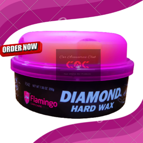 Flamingo Polish Diamond Hard Wax (Instant Shine) For Car / Motorcycle glaze Polish 200 gm