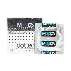 Moods Dott Condom 3*3 Pack- 9 Pcs Condoms